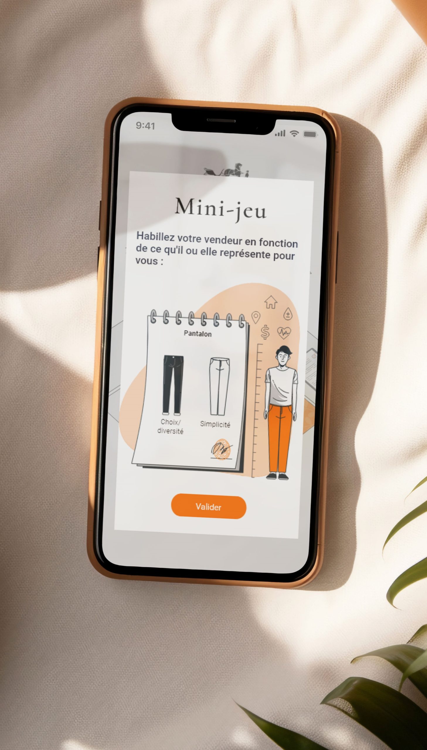 Mini-jeu — Habillez votre vendeur