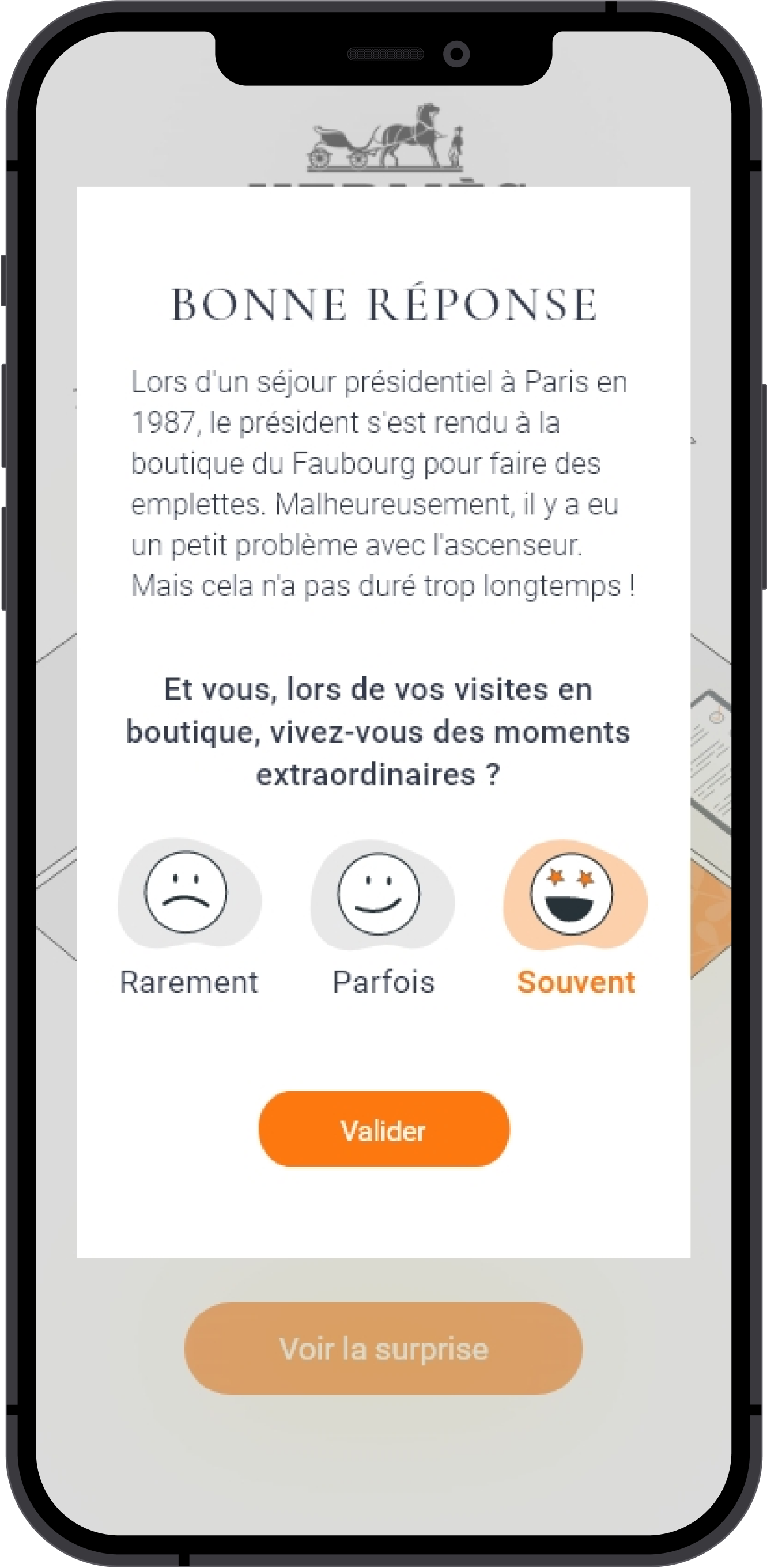 Bonne réponse